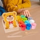 thumbnail image 4 of Bolas de arcoíris en vasos Juguete para niños pequeños Entrenamiento preescolar Pensamiento lógico temprano con 12 bolas, 4 of 7