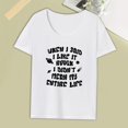 thumbnail image 1 of Camiseta para mujer con cuello redondo, ropa de calle, camiseta de manga corta suave para viaje por la calle XL, 1 of 8