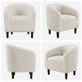 thumbnail image 4 of Renwick Upholstered Boucle Accent Chair for Livingroom, Ivory, 4 of 12