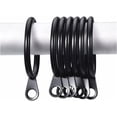 thumbnail image 2 of Metal Curtain Rings Hanging Hooks for Curtains Rods Pole Voile (Color : Copper, Length : 36PCS), 2 of 5