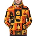 thumbnail image 4 of Bingfone Halloween Banner Symbols Men'S Drawstring Hoodie Long Sleeve Pocket Sweatshirts-3x-Large, 4 of 9