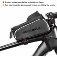 RockBros Bicycle Front Frame Bag Top Tube Bag Touch Screen Bike Phone