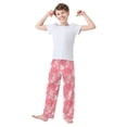 thumbnail image 3 of Pink Roses Eamless Pattern Pajama Pants Soft Lightweight Lounge Pants Bottoms Sleep Pants Warm Comfy, 3 of 9