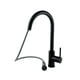 thumbnail image 4 of Llave Monomando Fregadero O Tarja Cocina Retráctil Rubinett Laton Solido Negro Mate Pre Lavado, 4 of 4