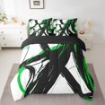 thumbnail image 2 of Erosebridal Chic Minimalst Bedding Sets Full Size, Abstract Ombre Comforter Sets with Sheets, Geometry Striped Decor, Reversible 7pcs, 2 of 5