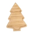 thumbnail image 3 of Wood Serving Tray Kitchen Platter Xmas Decor, Table Centerpiece, for Snack Fruit Appetizer, Rustic Christmas Decorative Plate Tree, 3 of 8