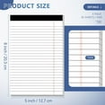 thumbnail image 2 of 5" x 8" Notepad Writing Pad 4 Pack Notepad 21lb Small Notepad College Ruled Notepad, 2 of 5