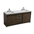 thumbnail image 6 of Elegant Kitchen and Bath Austin 72 inch Double Bathroom Vanity in Expresso, 6 of 10