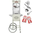 thumbnail image 3 of Olde Midway Movie Theater-Style Popcorn Machine with Cart and 10 oz Kettle, Cream, 3 of 7