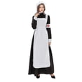 thumbnail image 2 of Disfraces de Halloween para mujer, disfraz de sirvienta de Halloween, disfraz de espectáculo, vestido largo de juego de rol de enfermera, 2 of 4