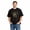 Black-83, variant on Unisex Cotton T-Shirt, Black Cat Green Eyes Photo Graphic Crew Neck Short Sleeve Tee for Halloween Party