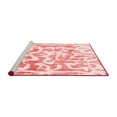 thumbnail image 2 of Ahgly Company Machine Washable Indoor Square Abstract Red Modern Area Rugs, 8' Square, 2 of 4
