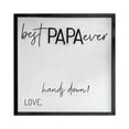 thumbnail image 2 of Father Day Sale!Best Dad Ever Hands Down Sign,Custom Father's Day Diy Handprint Wooden Plaque with Kid's Name,Diy Handprint Plaque for Daddy/Dad/Grandpa/Papa,Personalized Father's Day Gifts, 2 of 8
