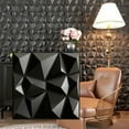 thumbnail image 4 of 3D Wall Panel, PVC Interior Wall Decor for Living Room, Bedroom, Lobby, Office, Shopping Mall, Black/White, 4 of 6
