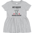 thumbnail image 3 of Inktastic Physician Assistant Daddy Baby Girls Baby Dress, 3 of 5