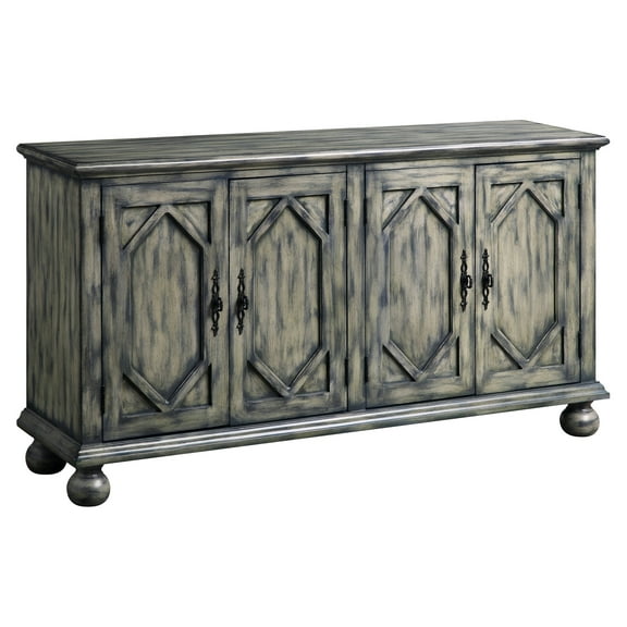 ACME Pavan Rectangular Console Table in Rustic Gray