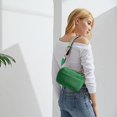 thumbnail image 4 of Women's Small Genuine Leather Green Crossbody Bag, 4 of 4