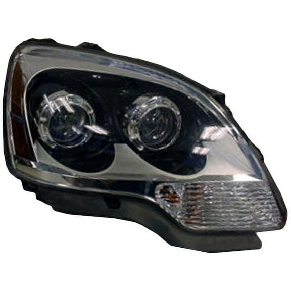 Right Passenger Side Headlight Assembly - Compatible with 2007 - 2012 GMC Acadia 2008 2009 2010 2011