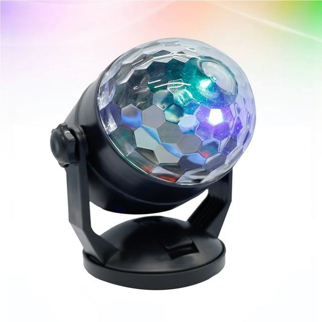 BESTYASH Par Light Party Light Music Rhythm Synchronization Strobe Lights ABS Black 1 Piece for KTV