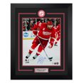 thumbnail image 1 of Henrik Zetterberg Logo des Red Wings de Detroit Signé Centre Glace Cadre 26x32, 1 of 2