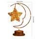 thumbnail image 3 of Lámpara De Escritorio Star Moon Lámpara de mesita de noche Arte del hierro Lámparas de mesita de noche Accesorios para el hogar (A) Sywqhk Para estrenar, 3 of 7