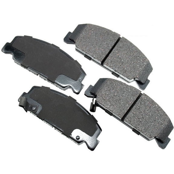 Front Brake Pad Set - Compatible with 1988 - 2000 Honda Civic 1.5L 4-Cylinder 1989 1990 1991 1992 1993 1994 1995 1996 1997 1998 1999