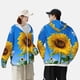 thumbnail image 4 of Fotbe Blue Sky Sunflower Chaqueta con Protección Solar UPF 50+ para Hombre y Mujer, Camisa con Capucha y Bolsillos-XX-Large, 4 of 7