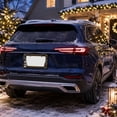thumbnail image 4 of Christmas License Plate Frame, Festive Vehicle Plate Border for Standard Us Mounting Holes, Seasonal Car Exterior Decoration, Holiday Auto Accessory Accent, Seasonal Home Accent, C, 4 of 6