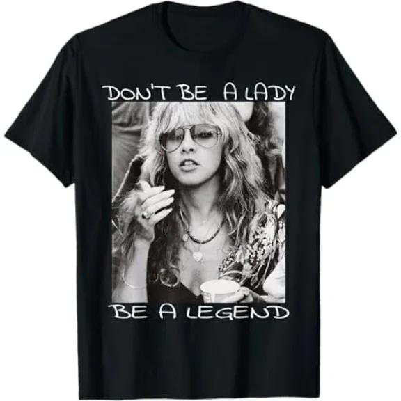 Rock Don’t Be A Lady Be A Legend Empowering Music Quote Unisex T-Shirt up to size 5XL