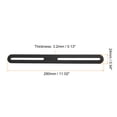 thumbnail image 2 of Unique Bargains Code d'Angle Ajustable, Lot de 4 280x24mm - Supports Évasés Droits en Acier Inoxydable (Noir), 2 of 5