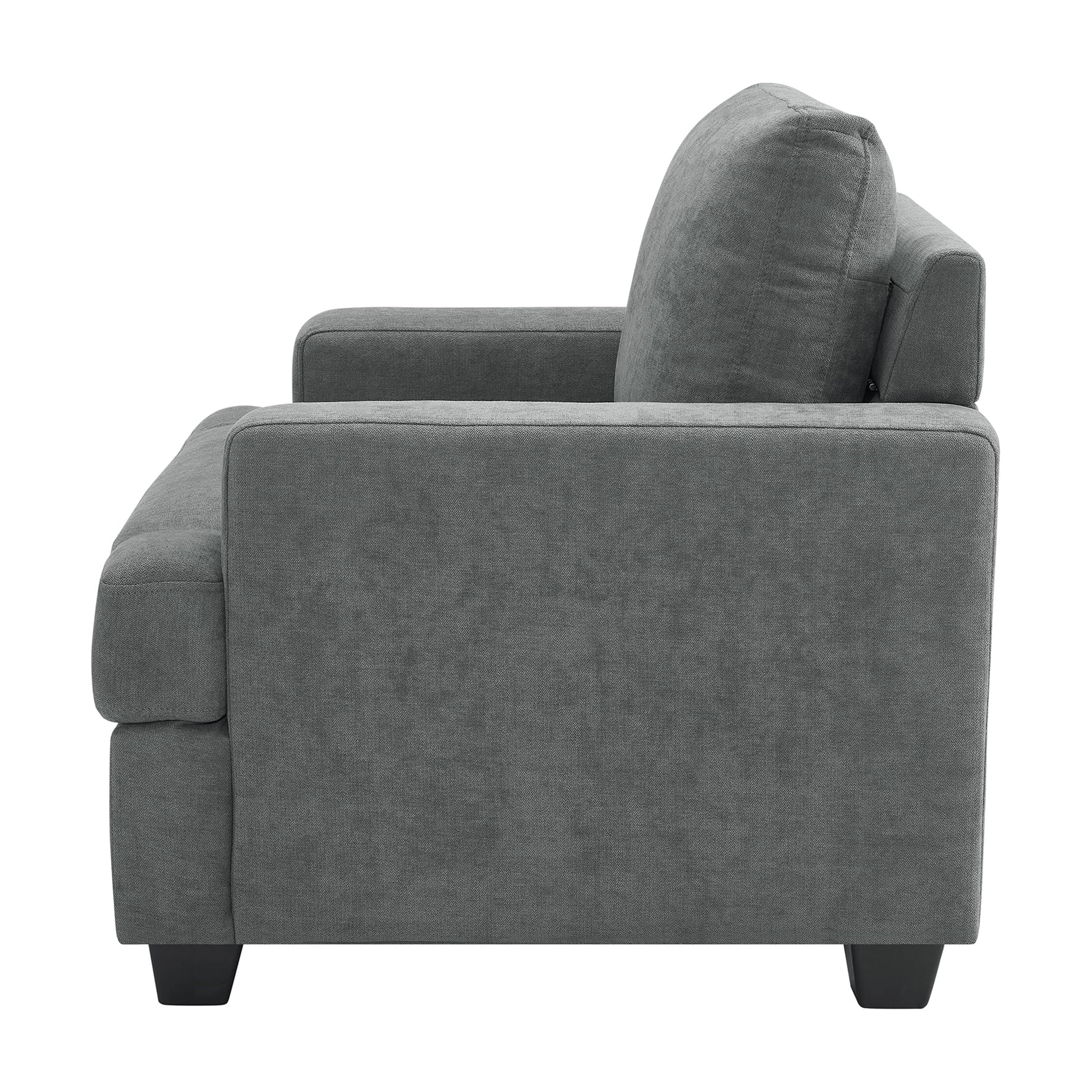 AC Pacific Thomas Modern Adult Armchair, Grey