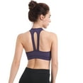 thumbnail image 3 of Womens Sports Bra Woman Bras With String Quick Dry Shockproof Running Fitness Large Size Underwear clearance clothes under $10.00, 3 of 5