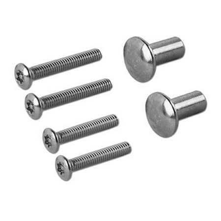 

Jacknob JN60050 Six Lobe 2-9423 2-9443 2-9763 Screw Pack Chrome Plated Steel