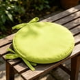 thumbnail image 5 of Thick Round Chair Pad with Ties - Polyester Fabric - 12 Inch, 5 of 5
