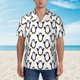thumbnail image 2 of Balery Lovely Penguin Camisas hawaianas de manga corta para hombre, camisas playeras de corte holgado, camisas de vacaciones con botones,XX-Large, 2 of 7