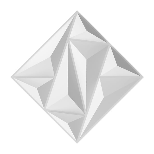 Panel Decorativo 3d Impermeable Interiorart 5m² Triangular