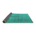 thumbnail image 2 of Ahgly Company Indoor Square Persian Turquoise Blue Traditional Area Rugs, 4' Square, 2 of 4