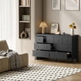 thumbnail image 6 of Black Dresser, Cuoote 8 Drawer Dresser for Bedroom, 50 Inch Wide Modern Chest of Drawers, Tall Bedroom Furniture Storage Organizer, 6 of 6