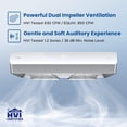 thumbnail image 3 of FOTILE Pixie Air UQG Stainless Steel Under Cabinet Range Hood, 850 CFMs Kitchen Over Stove Exhaust Vent with LED Lights Dual AC Motors, Motion Control and Touchscreen, 3 of 8