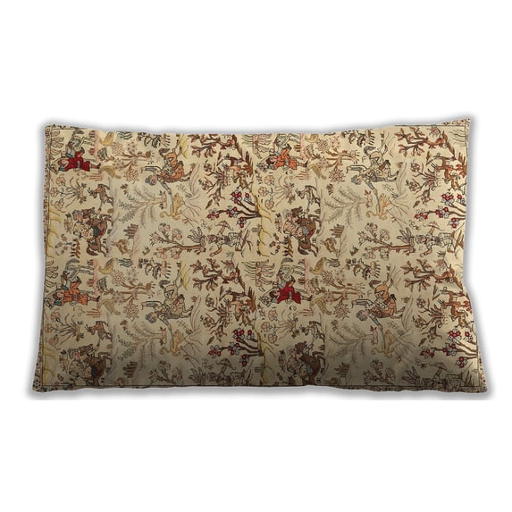 Ahgly Company Outdoor Rectangular Traditional Lumbar Throw Pillow, 13 inch by 19 inch
