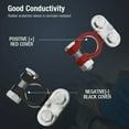 thumbnail image 6 of 2PCS Car Battery Terminal Connector Top Post Positive Negative Heavy Duty Universal, 6 of 10