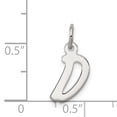 thumbnail image 2 of Collier Monogramme Initiale Lettre D en Argent Sterling 925 Pendentif Charme, 2 of 6