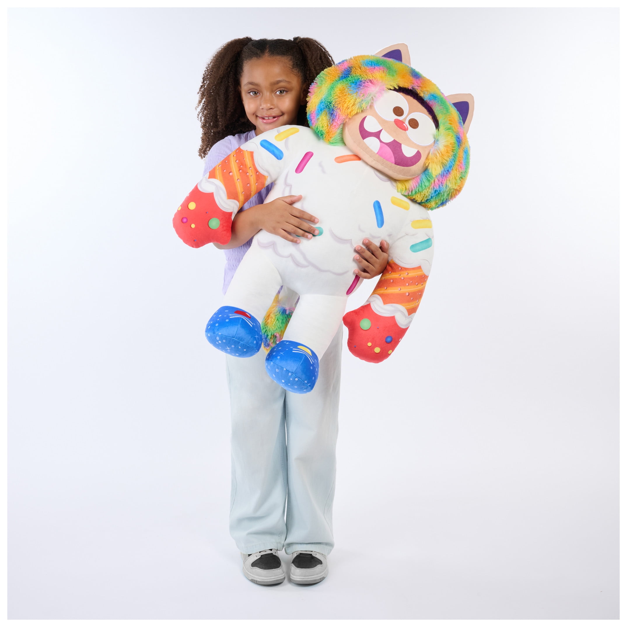 Gabby's Dollhouse: The Movie, Jumbo 32-inch Cookie Bobby Plush Toy, for Ages 0+