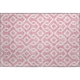 thumbnail image 2 of Addison Rugs Mayfield Washable Transitional Geometric Blush Rectangle Rug, 1'8" x 2'6", 2 of 5
