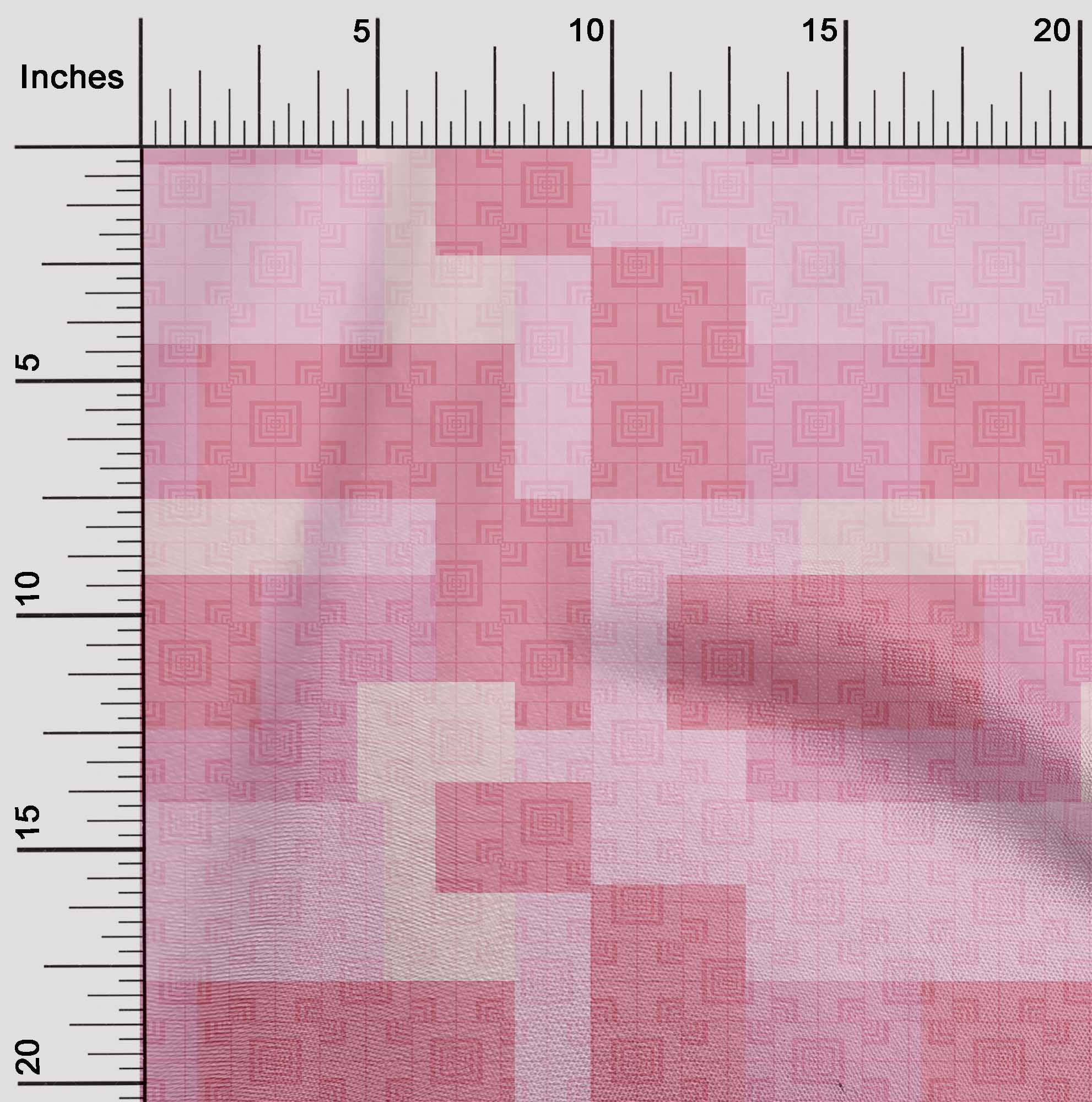 Square Pattern Fabris oneOone Viscose Jersey Fabric Square Geometric Print Fabric By Yard 60 ...