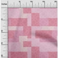 thumbnail image 1 of oneOone Organic Cotton Poplin Twill Fabric Square Geometric Print Fabric By The Yard 42 Inches Wide, 1 of 4