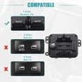 thumbnail image 4 of Interruptor de ventanilla eléctrica Unique Bargains para Jeep Liberty 2005-2007 56054002AA negro, 4 of 9