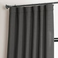 thumbnail image 3 of Half Price Drapes Armour Grey Bellino Textured Faux Linen Room Darkening Curtains For Bedroom & Living Room Curtains(1 Panel), Curtains 120 Inches Long, 50W X 120L, 3 of 6