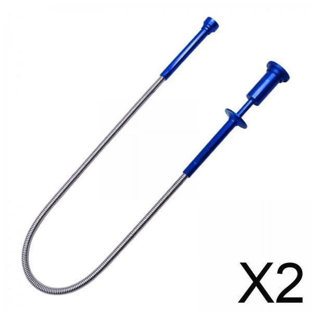 2xGrabber Tool Agarrador Curvo Flexible De Para Cocina Plomería Baño Azul