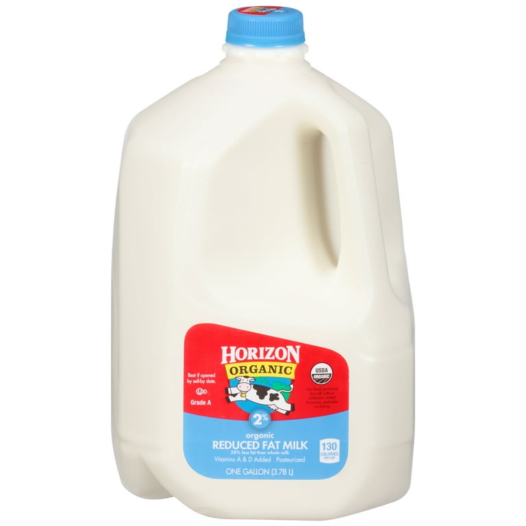 Horizon Organic 2% Reduced Fat Milk, 1 Gallon - Walmart.com